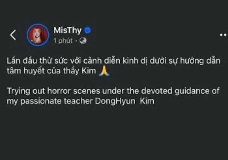 Misthy lần đầu thử sức với phim kinh dị